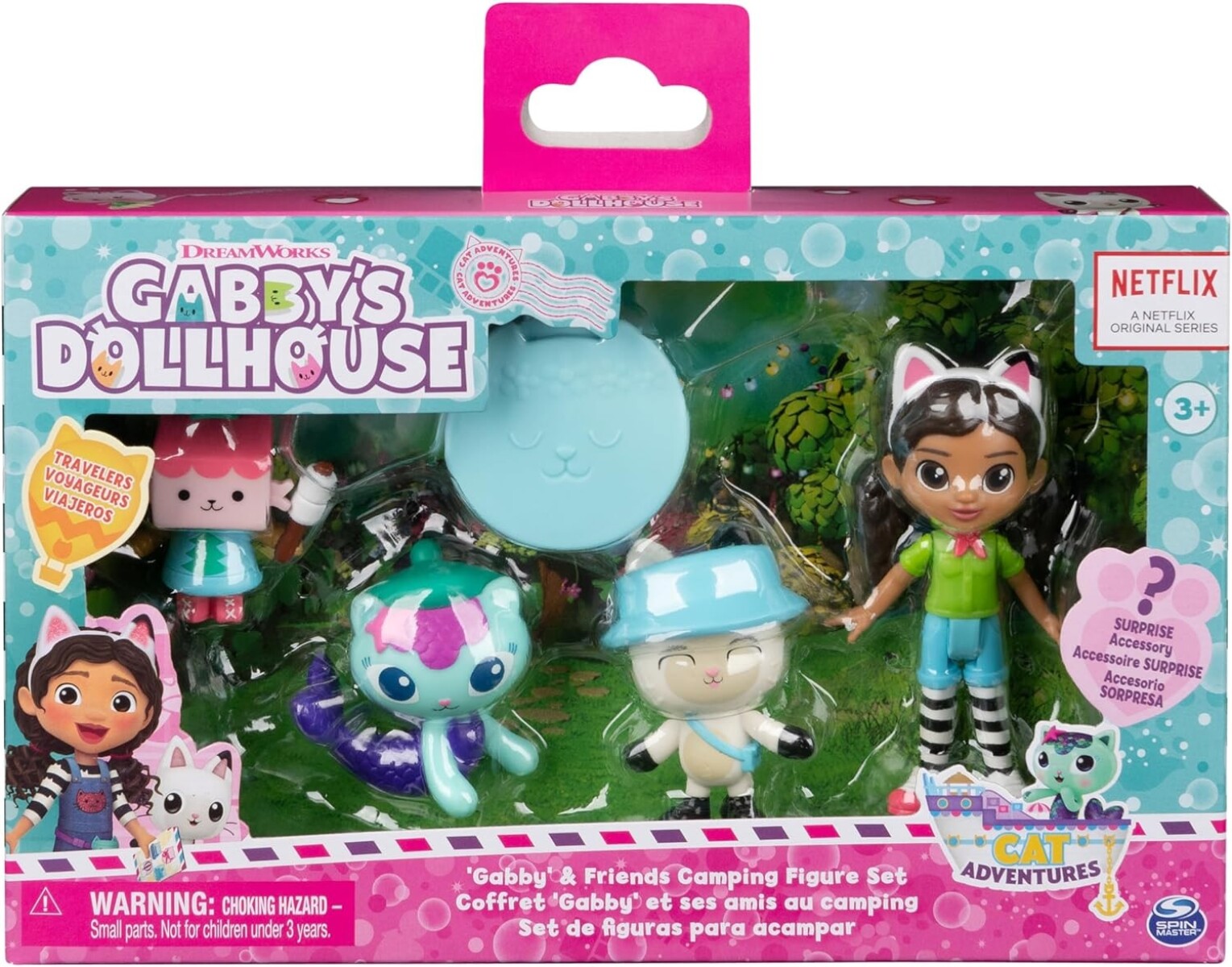 Gabby's Doll House Friends Figures Pack-Camping 