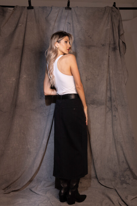 Falda Midi Utah negro