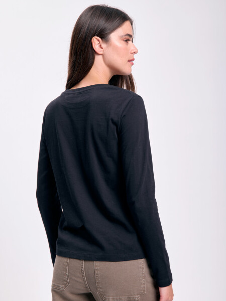 Remera básica Negra