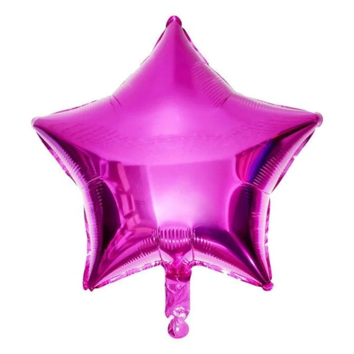 Globo Metalizado Estrella x1 - Fucsia 