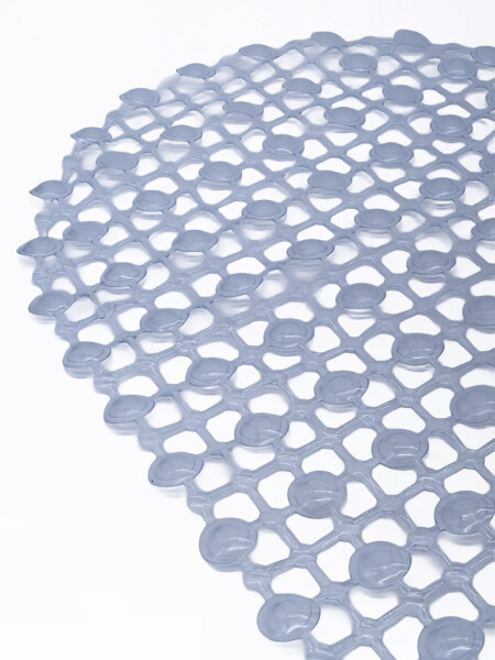 ALFOMBRA PARA BAÑO PLATEADO