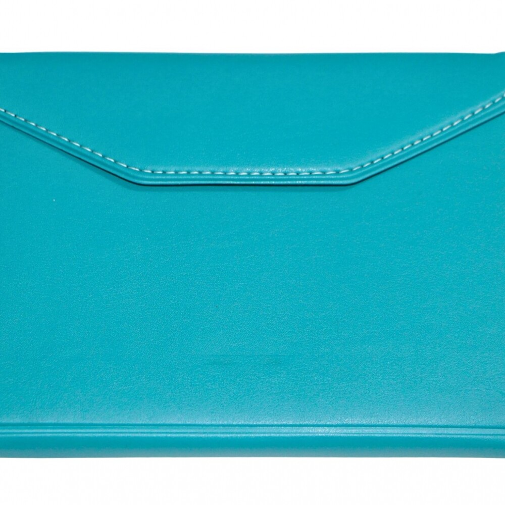 AGENDA ABEZETA CLASSIC MEDIUM 214 CS TAPA COSIDA SOLAPA COLOR TURQUESA
