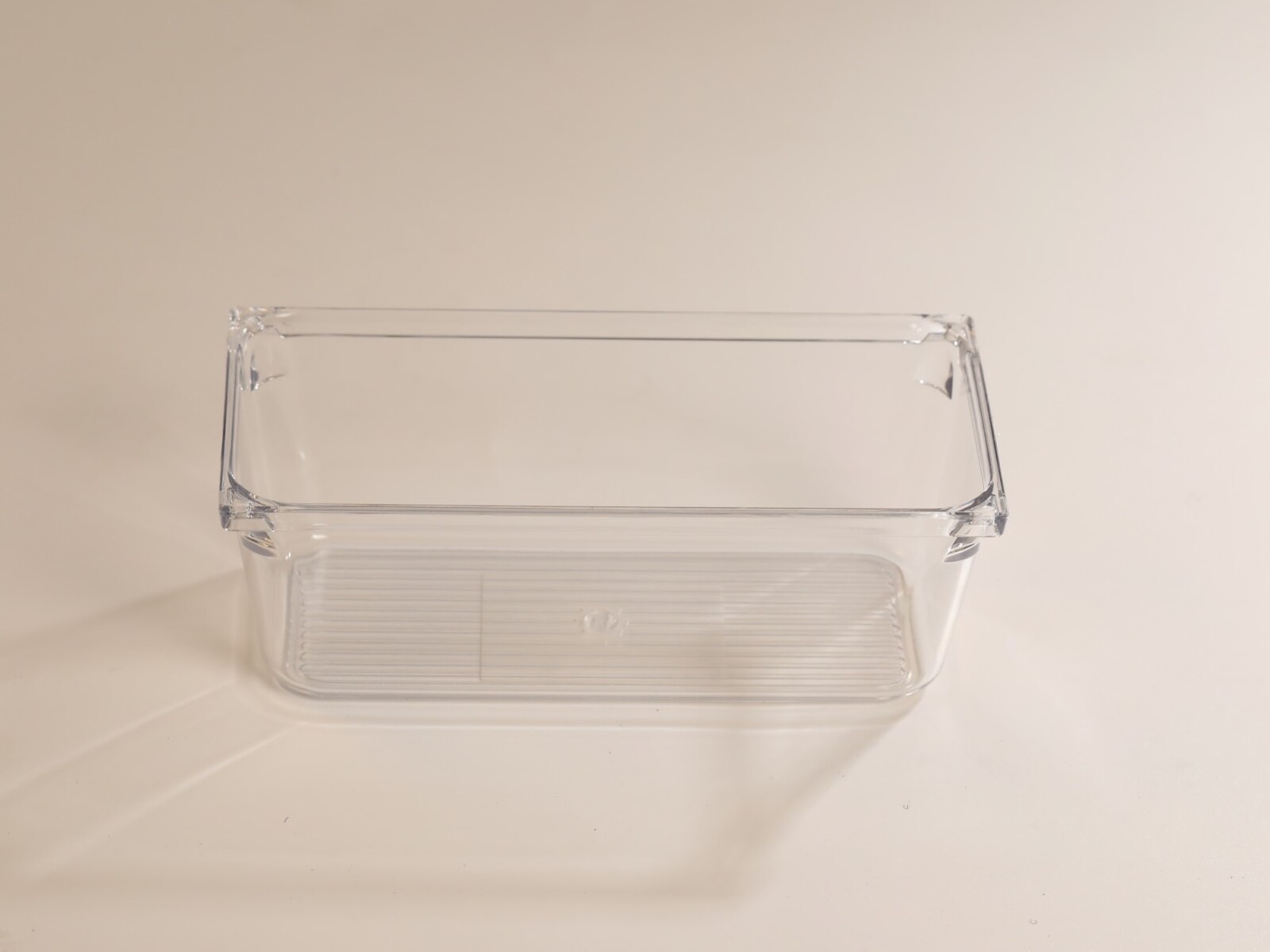 CAJA DE ALMACENAMIENTO CRISTAL TRANSPARENTE-S 