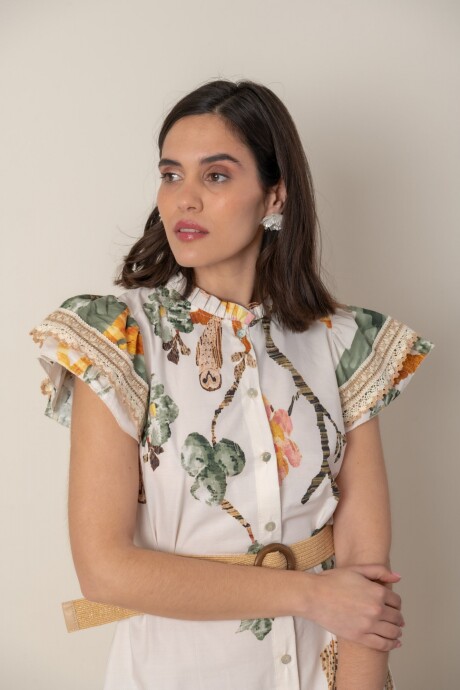 VESTIDO AIDANA Verde seco