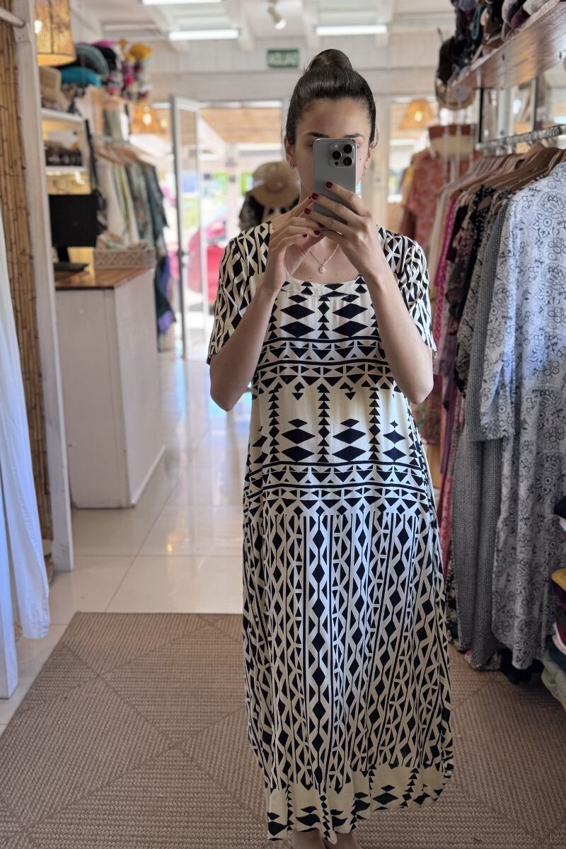 Vestido de rayón Estampado