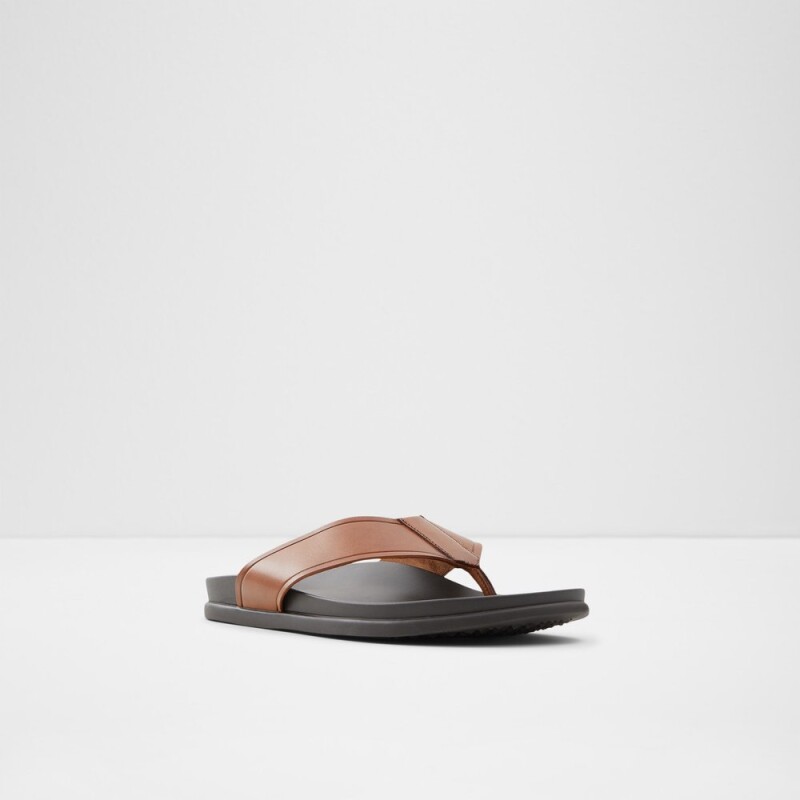 AFUTHIEN BLACK SMOOTH LEATHER COGNAC