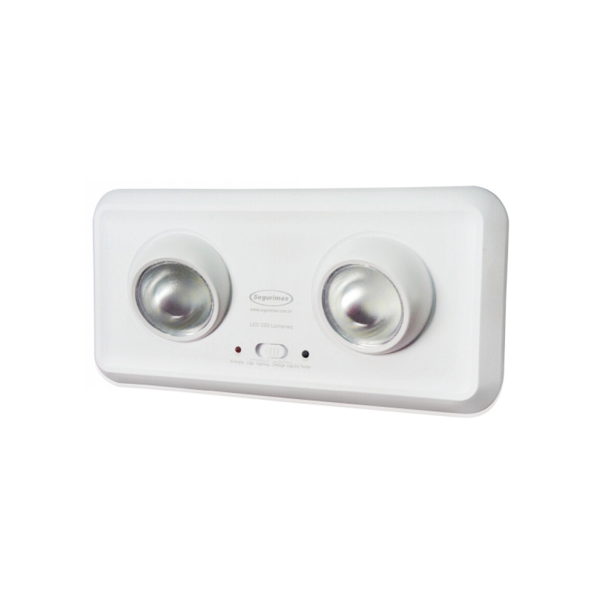 Luminaria emergencia LED 2 focos 200Lm - SG0023 