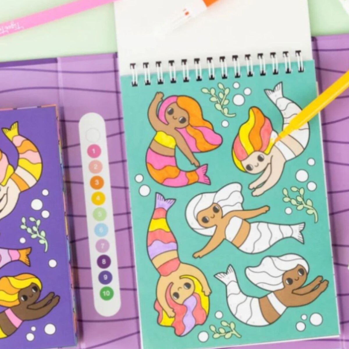 Colorear por números: sirenas y amigas S/C