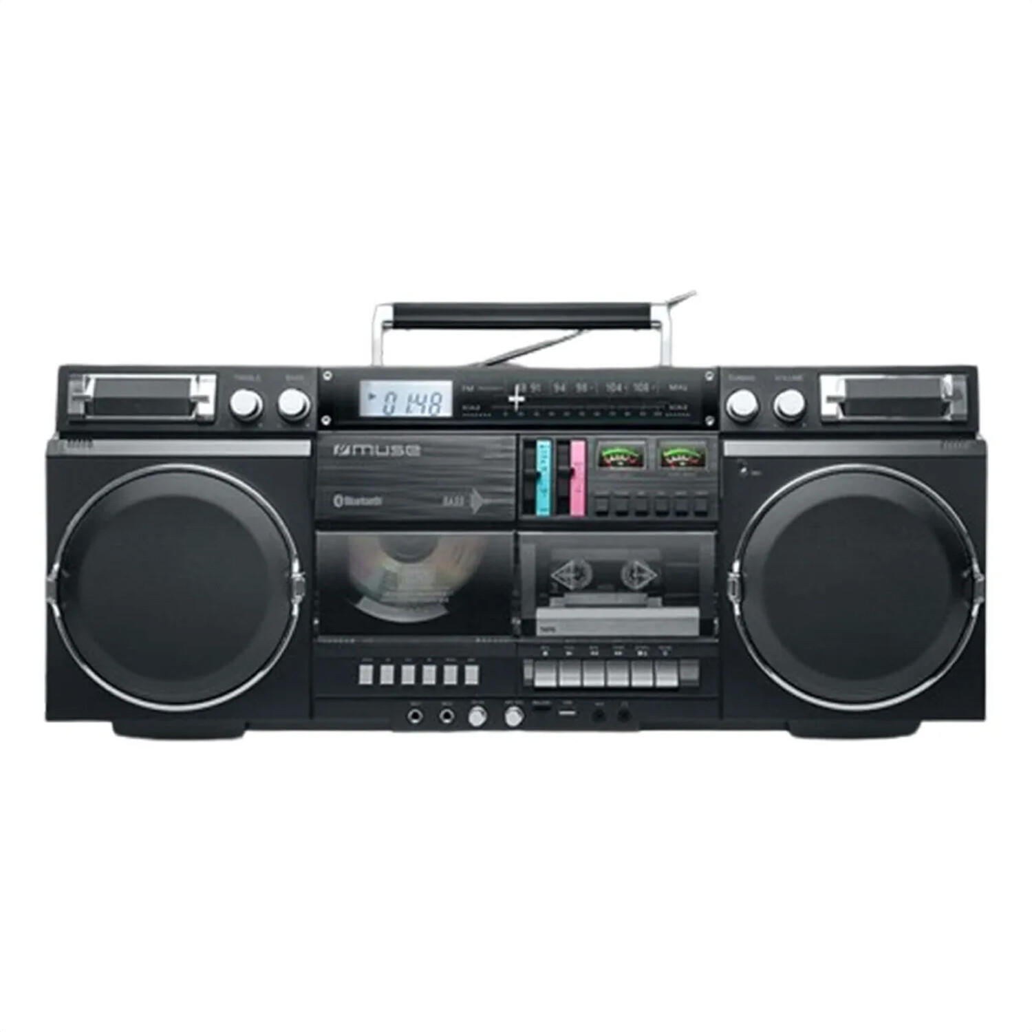 Radiograbador Muser M380gb Cassette Cd Bluetooth Fm Mp3 - RADIOGRABADOR ...