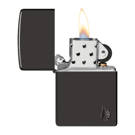 Encendedor Zippo Negro C/diseño 0