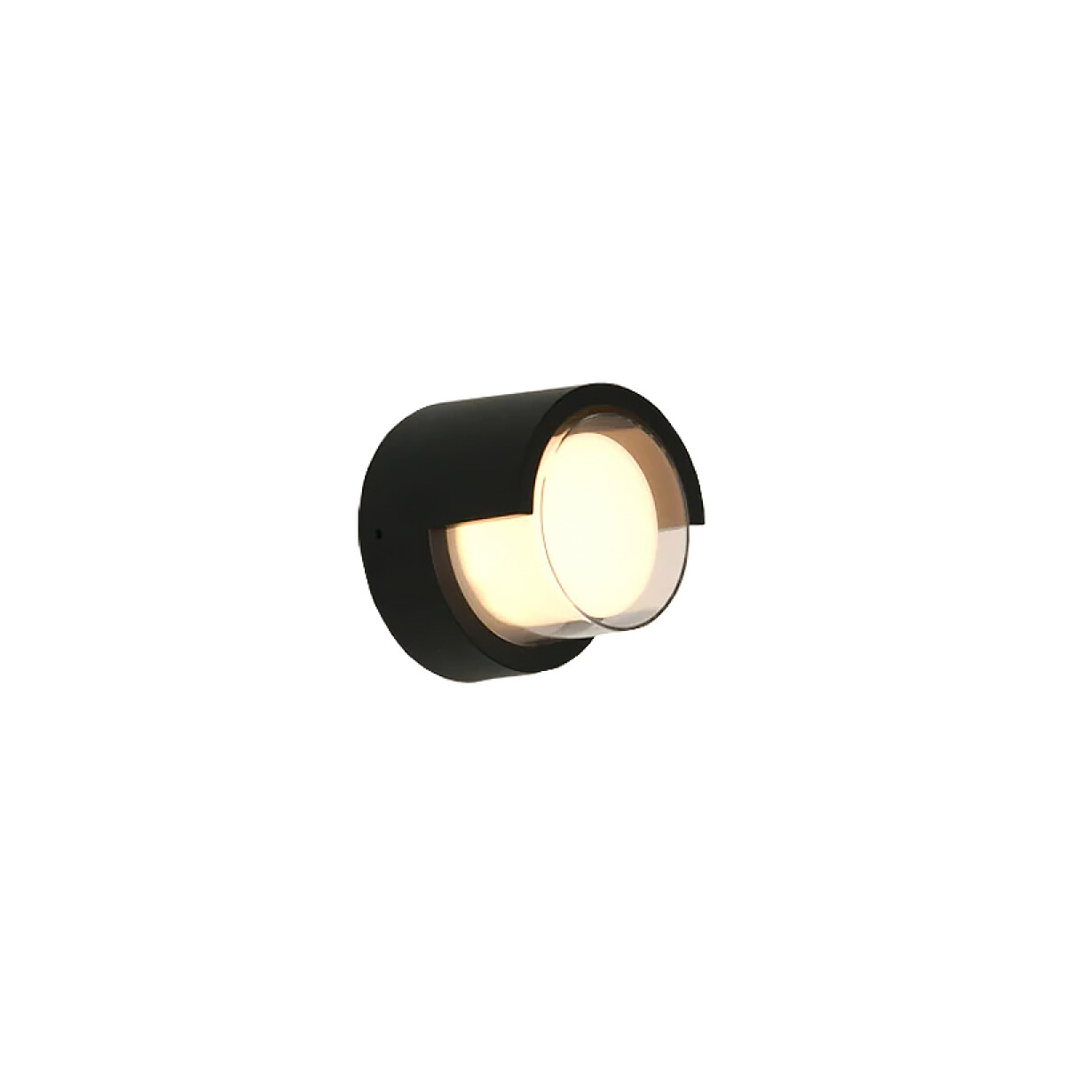 Lámpara de pared LED redonda IP65 12W cálida Ø165 - IX4540 