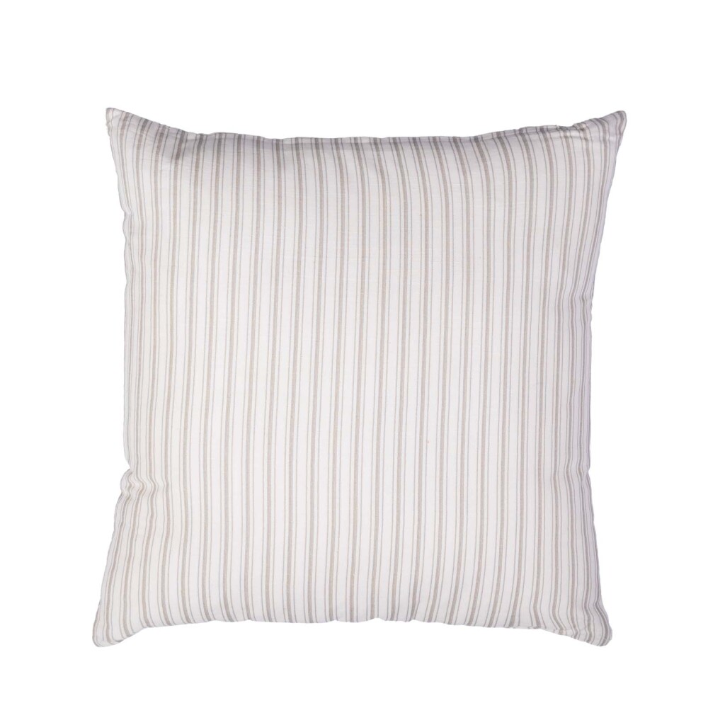 ALMOHADÓN ALTEA 45*45 LINO BLANCO/VERDE