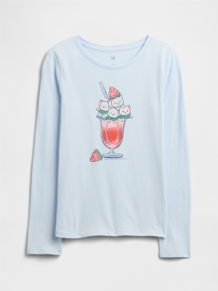 Remera Gráfico Niña - New Off White 