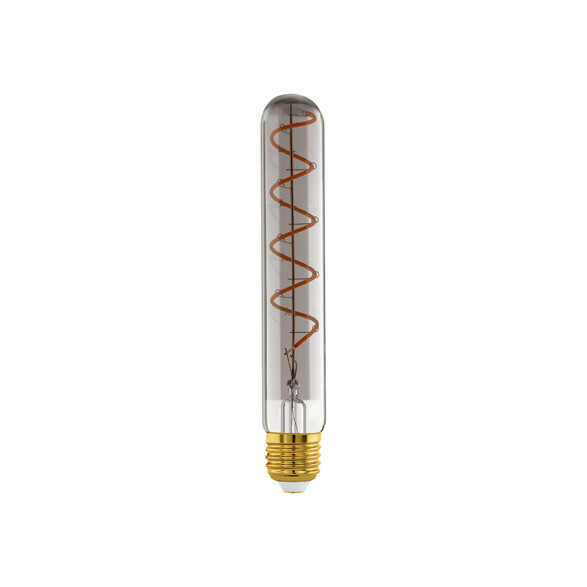 Lámpara LED tubo spiral fume T30 E27 4Wcálida dim 50Lm EG5366