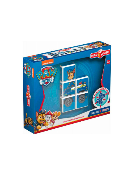 Cubos Magnéticos Magicube Paw Patrol Chase Camión de Policía Cubos Magnéticos Magicube Paw Patrol Chase Camión de Policía