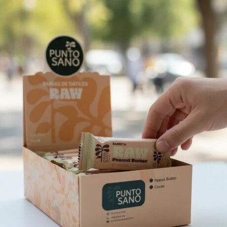 Barra RAW 40gr Caja x16 unidades Punto Sano Barra RAW 40gr Caja x16 unidades Punto Sano
