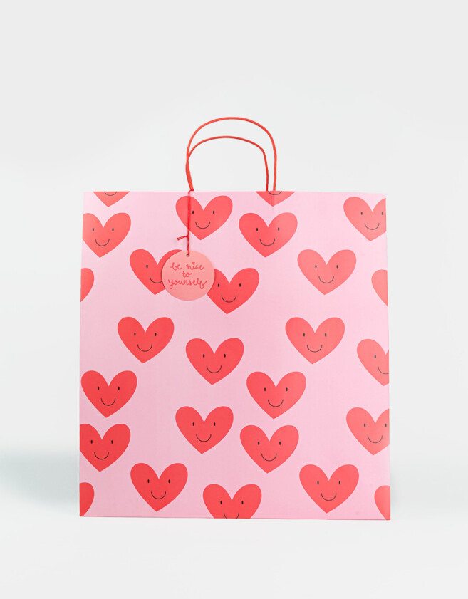 Accesorios Regalos Estampados Bolsa De Regalo Extra Grande - Combinacion Bicolor