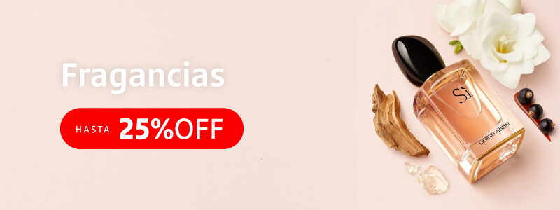 Fragancias 25% OFF