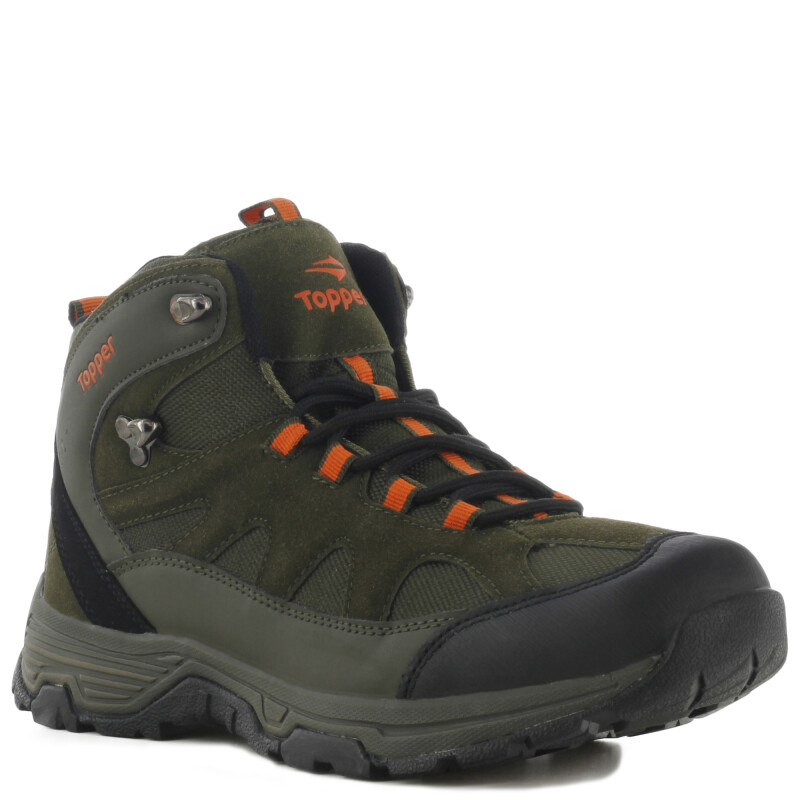 Botas de Hombre Topper Lanin Verde - Anaranjado
