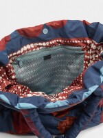 Bolso Shopper Estampado De Nylon azul-marino