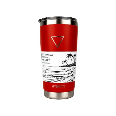 Vaso con Tapa Hydrate - V591RO ROJO