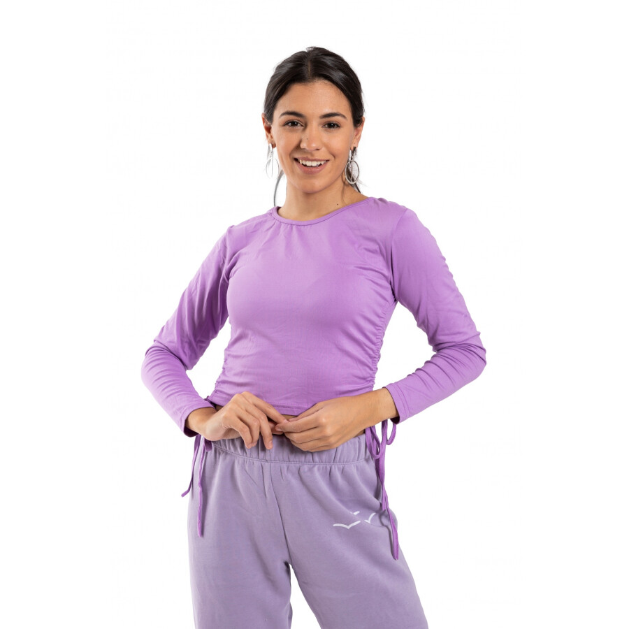 MICOMIC REMERA GIRL LILAC