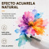 Set De 120 Marcadores Doble Punta Tipo Pincel Acuarelables Transparente
