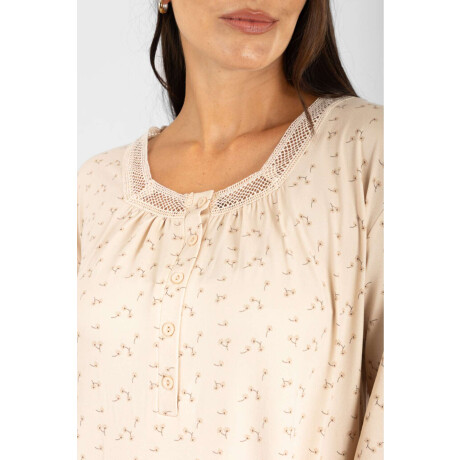 Camison kayla peach flores Flores