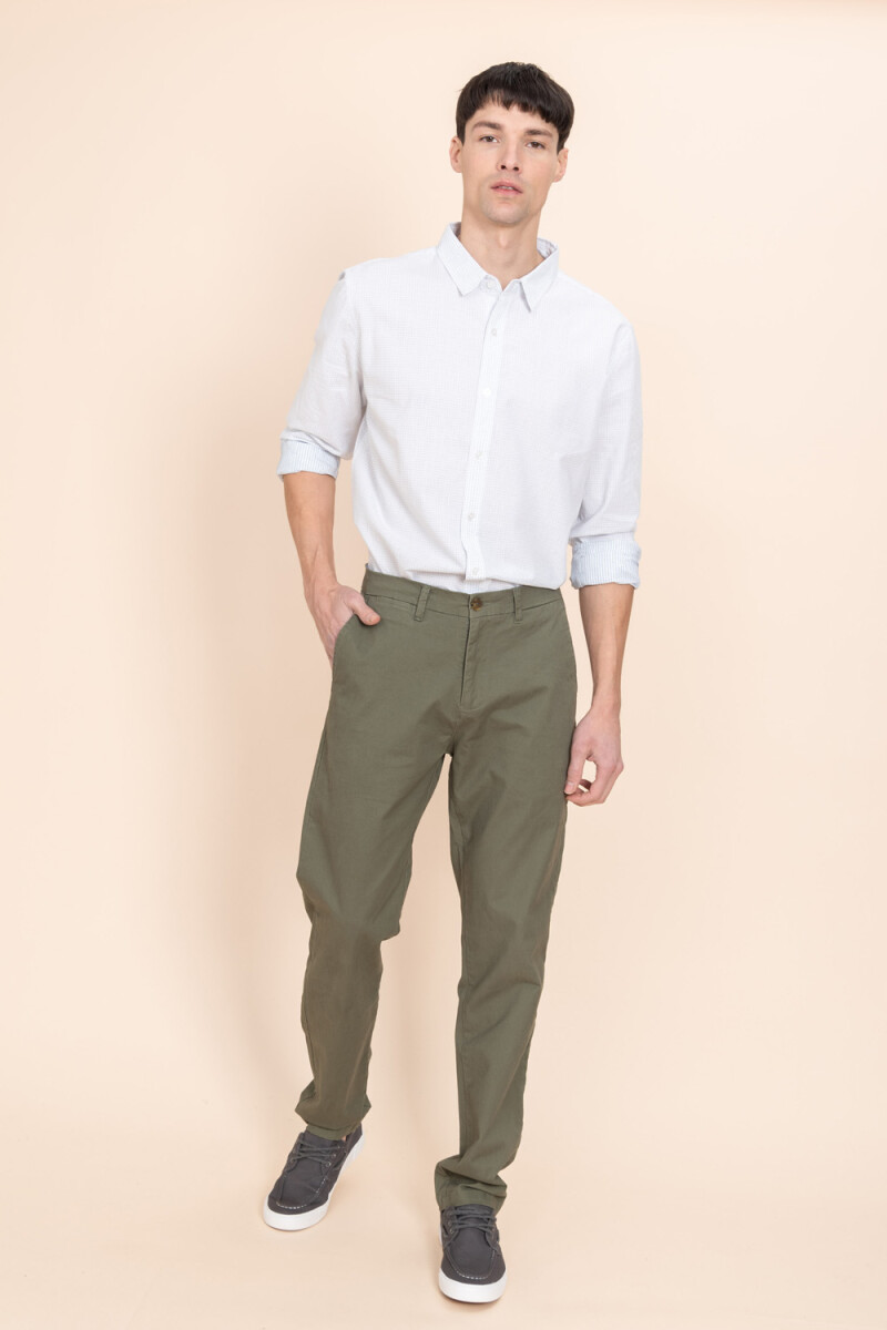 Pantalón chino - Verde 