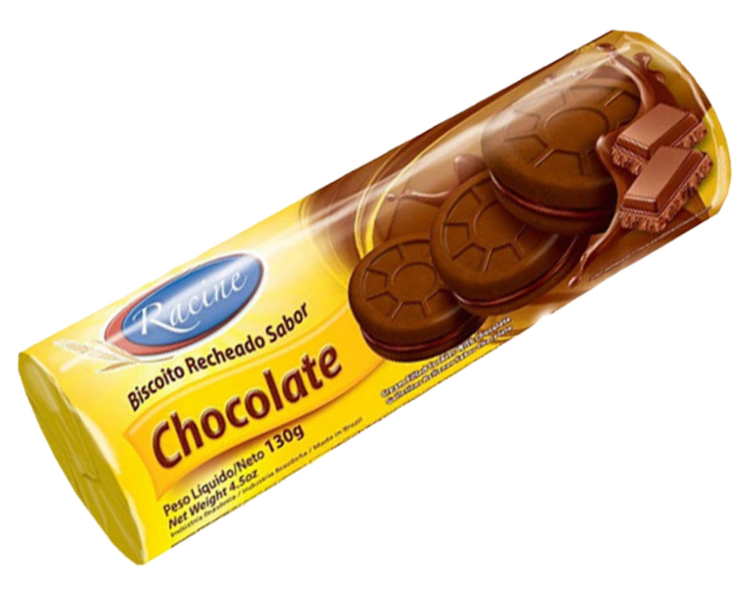 GALLETA RELLENA RACINE 130G CHOCOLATE 