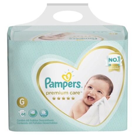 Pañales Pampers Premium Care G - X68 Pañales Pampers Premium Care G - X68