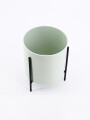MACETA C/BASE VERDE