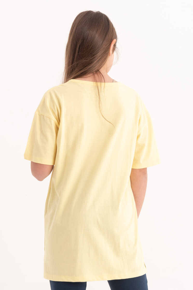 Camiseta manga corta Cool Amarilla