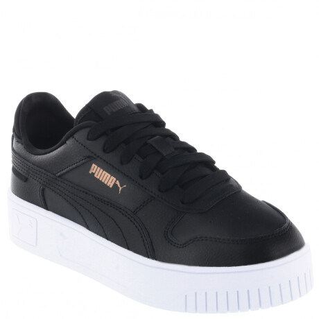 Championes de Mujer Puma Carina Street Plataforma Negro - Rosa