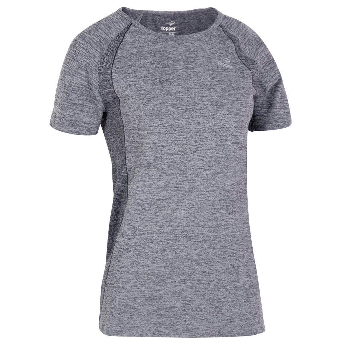Camiseta Remera Topper Deportiva Mujer Original - Gris 