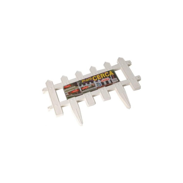 CERCA PLASTICA PARA JARDIN 50CM COVEY BLANCO