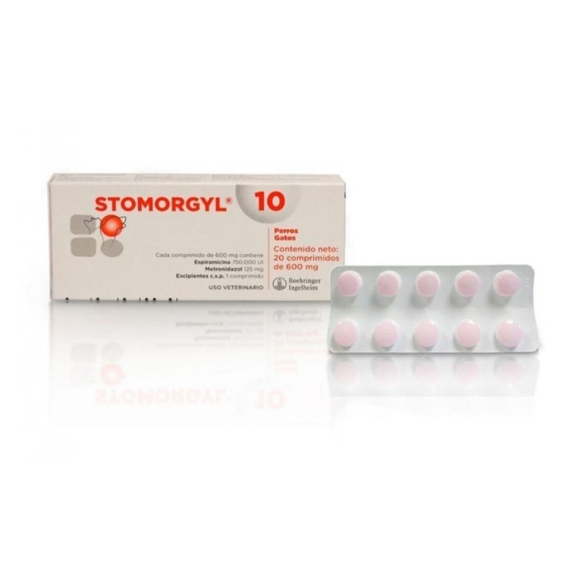 Stomorgyl 10 - Caja 20 comprimidos 