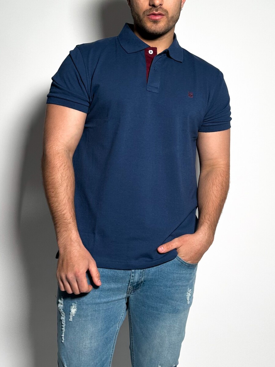 Remera polo pique lisa Lux - Piedra 