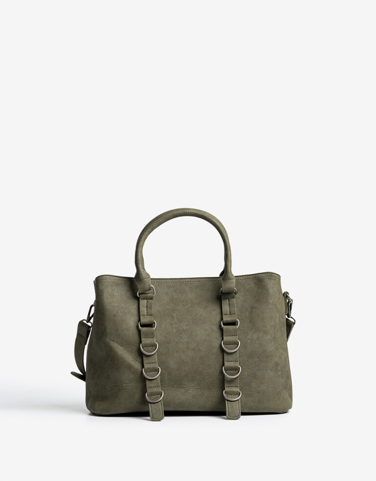 City Cartera City Oliva Arandelas - Verde Oliva