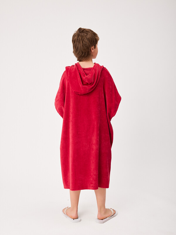 PONCHO MELODIA TEEN RUSTY Rojo