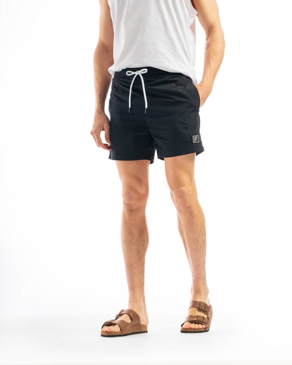 Short de Baño Taslon Buzios - Negro 