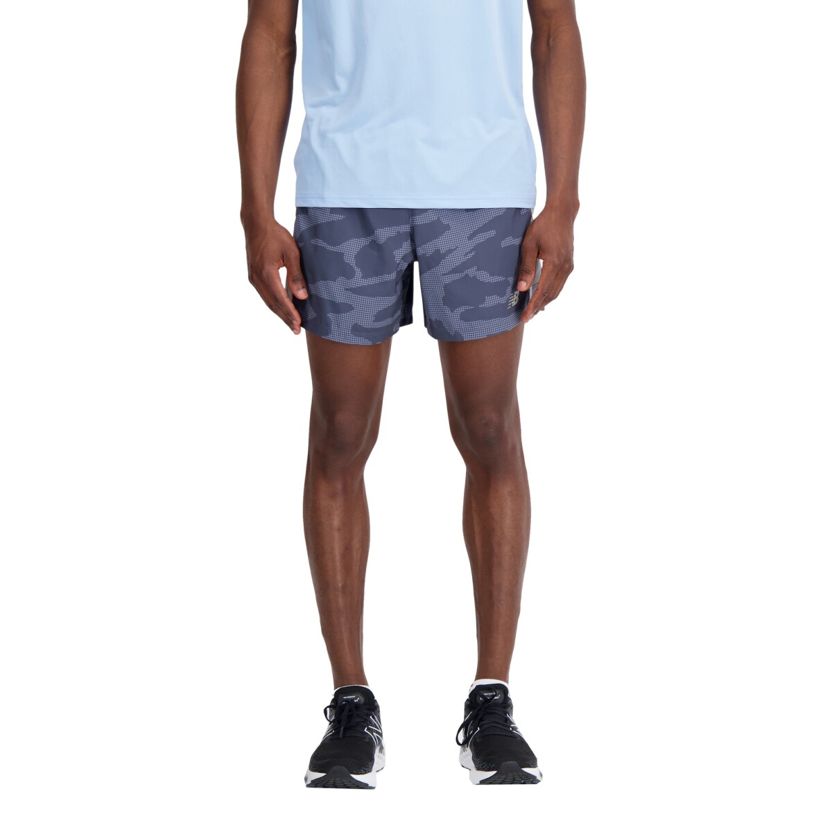 Short New Balance de Hombre - Accelerate 5 Inch - MS23229GR - GREY 