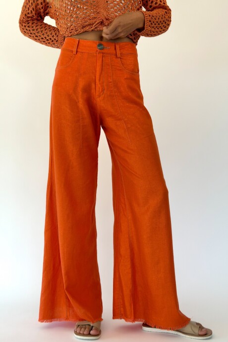 PANTALON JACINTO METALIZADO Naranja