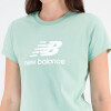 Remera New Balance Essentials de Mujer - WT31546AG Gris Claro