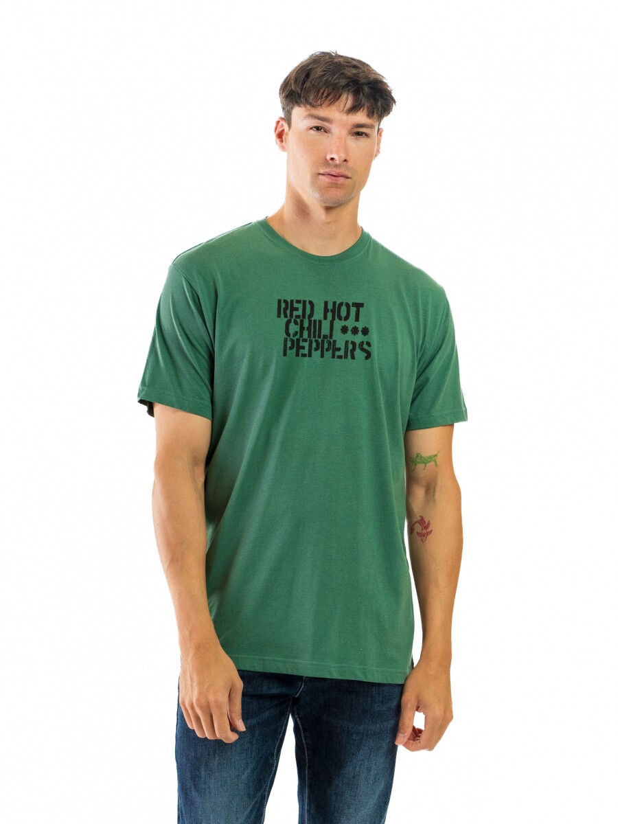 Remera Estampada Cuello Base - Pino/ Xtreme 095 