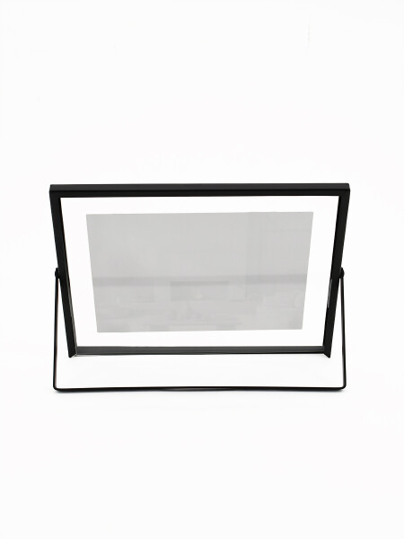 PORTARRETRATO METAL NEGRO