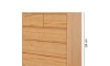 Cómoda 5 Cajones - Madera Maciza - Square Cómoda 5 Cajones - Madera Maciza - Square