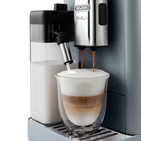 Cafetera Delonghi Rivelia Super Automática Full Touch GRIS