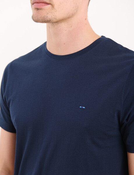 520658 T-SHIRT HARRINGTON LABEL Azul Oscuro
