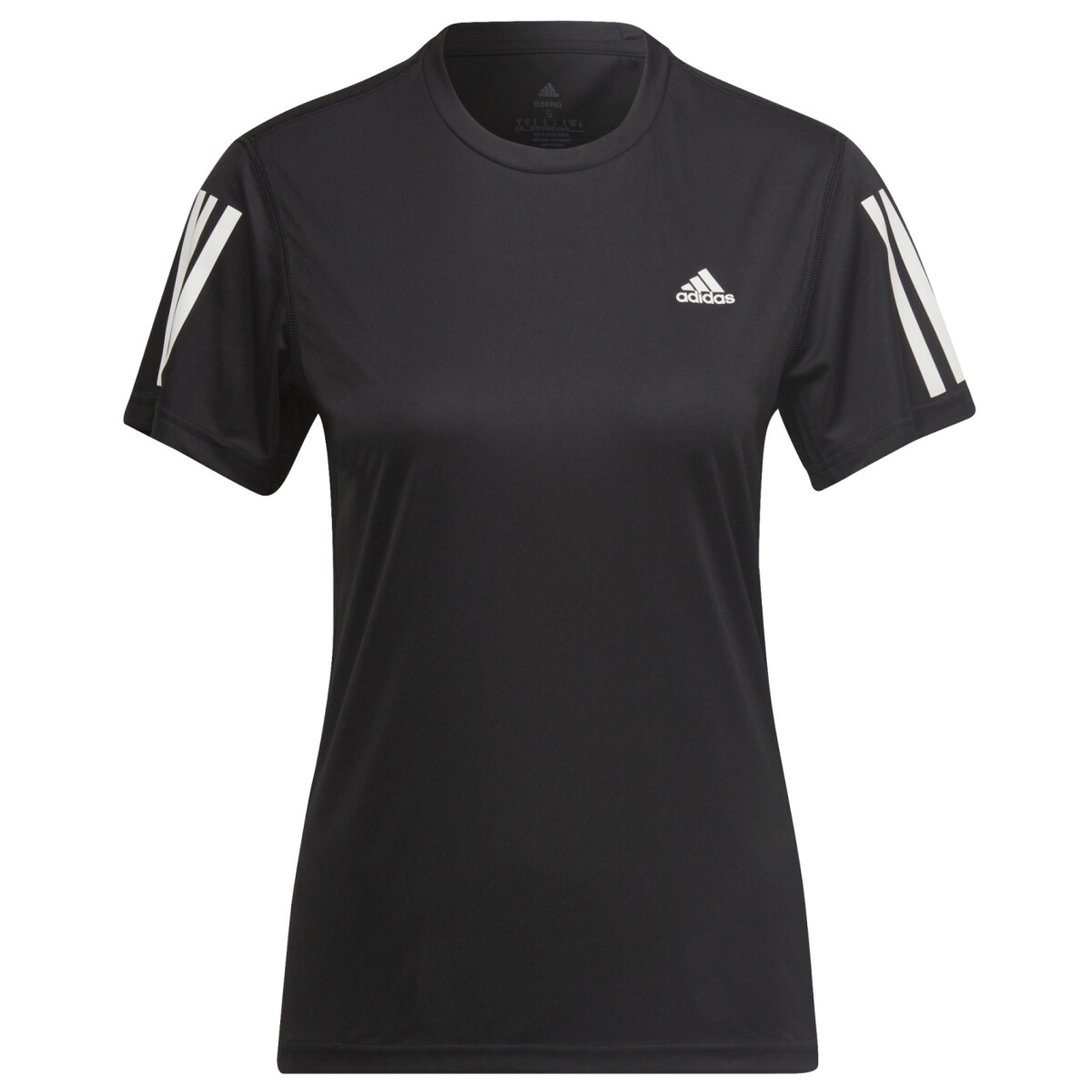 Remera de Mujer Adidas Own - Negro - Blanco 